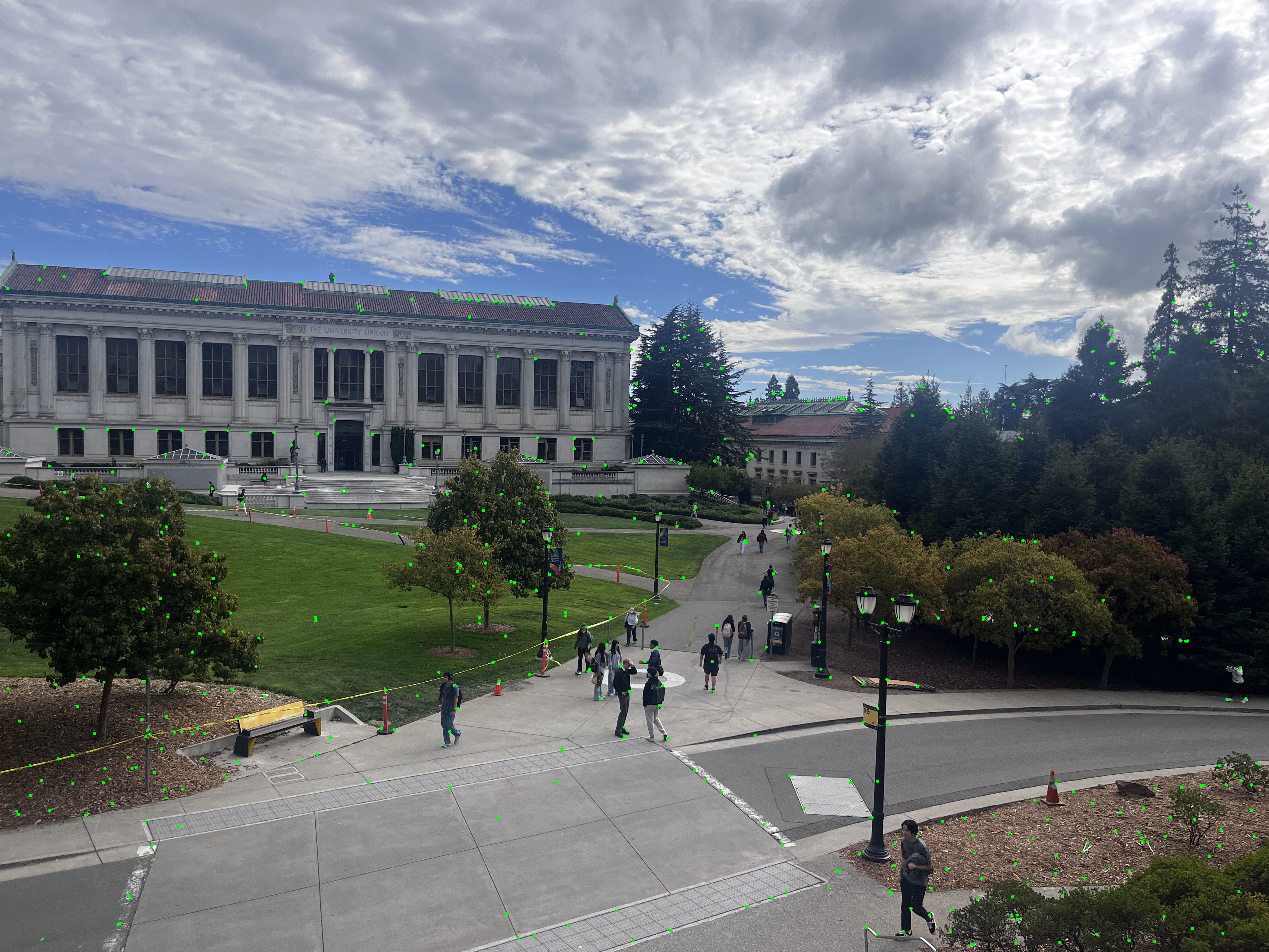 Keypoints used for descriptors