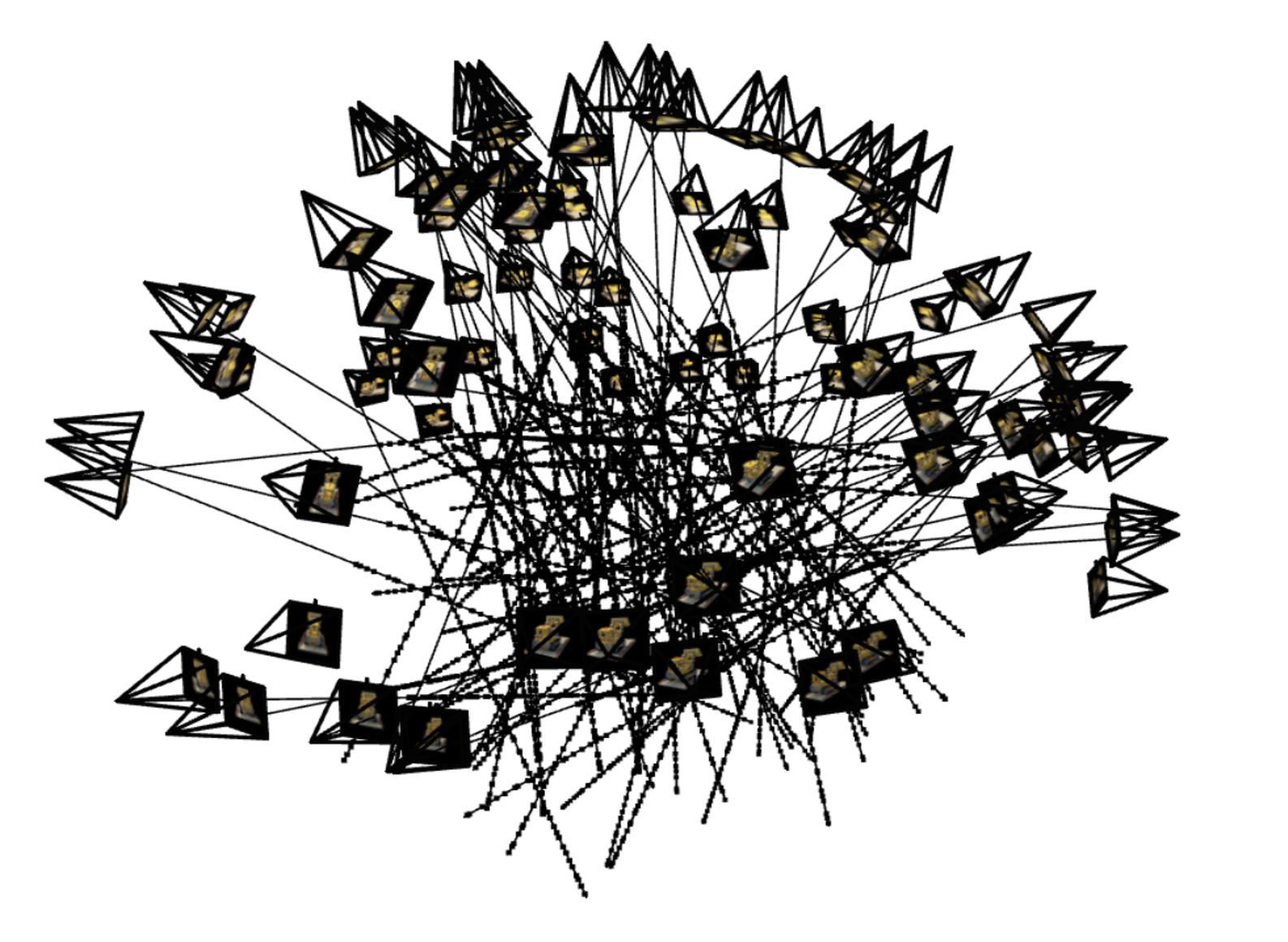Sample rays with camera frustums (interactive)